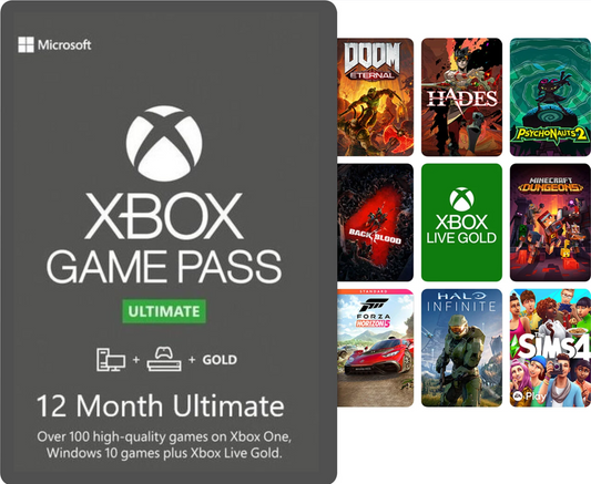 🎮🔥 Xbox Game Pass Ultimate 12 Month Top-Up - A Full Year of Unlimited Gaming! 🚀🎉