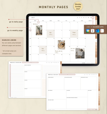 🗓️ Digital Planner 2024-2026 & Undated: GoodNotes, Daily, Weekly & iPad Planner 📱