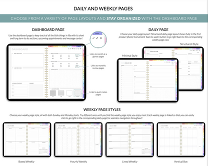 📅 Ultimate Digital Planner: Goodnotes, iPad, Notability, & More! 2024-2025 📱