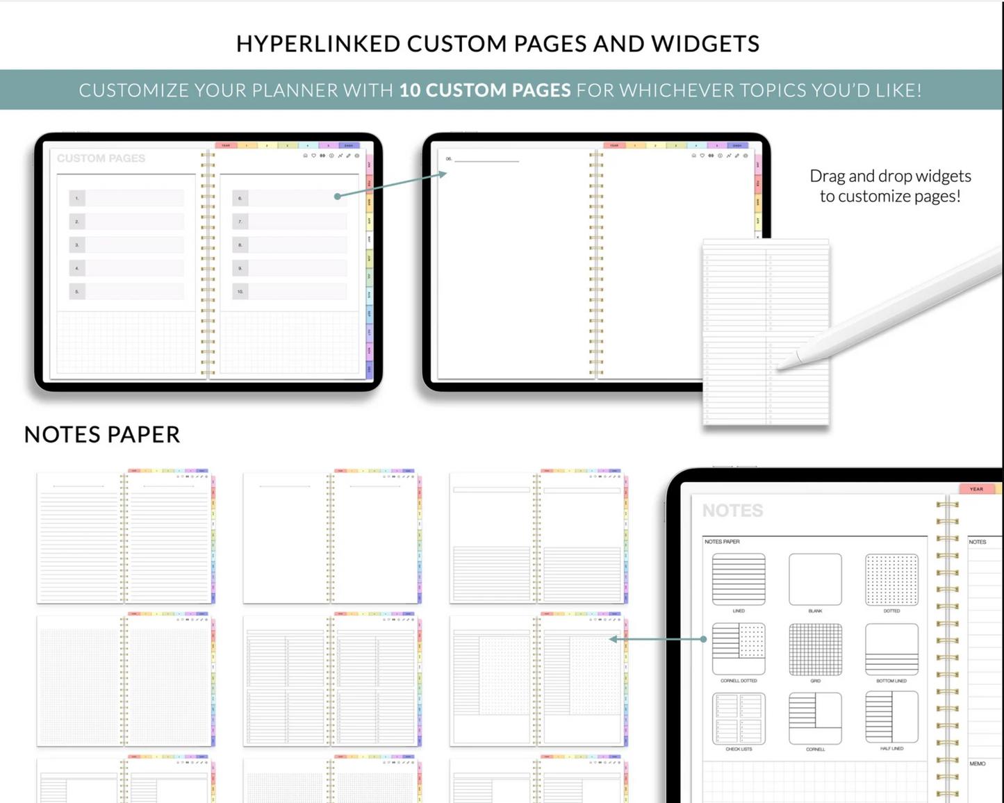 📅 Ultimate Digital Planner: Goodnotes, iPad, Notability, & More! 2024-2025 📱