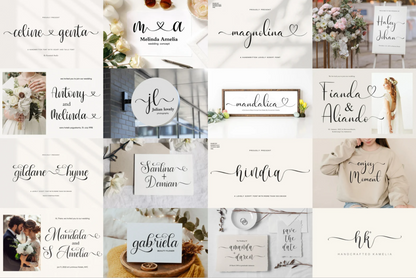 🖋️ Elegant Handwritten Font Bundle: Perfect for Cricut & Procreate 🎨