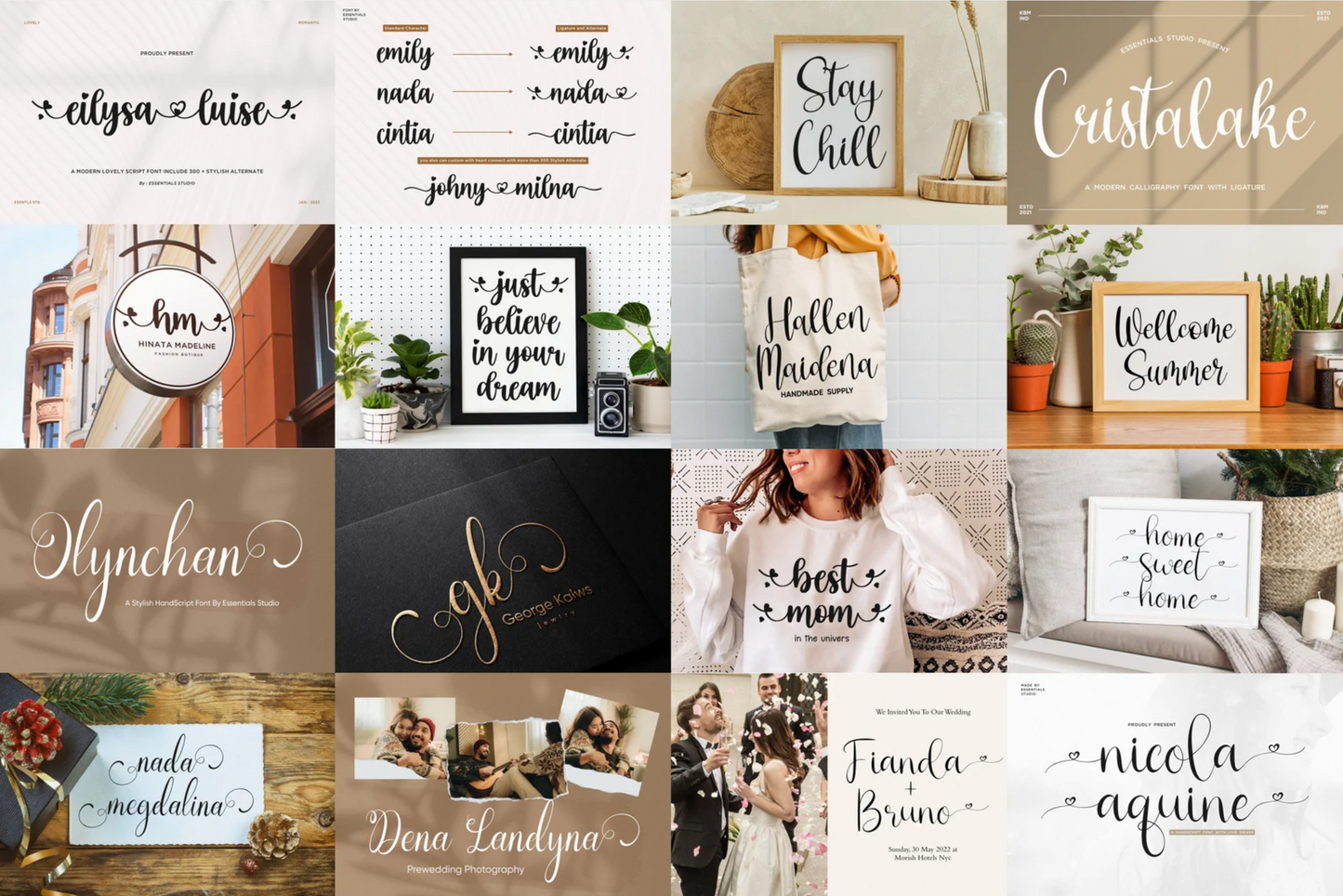 🖋️ Elegant Handwritten Font Bundle: Perfect for Cricut & Procreate 🎨