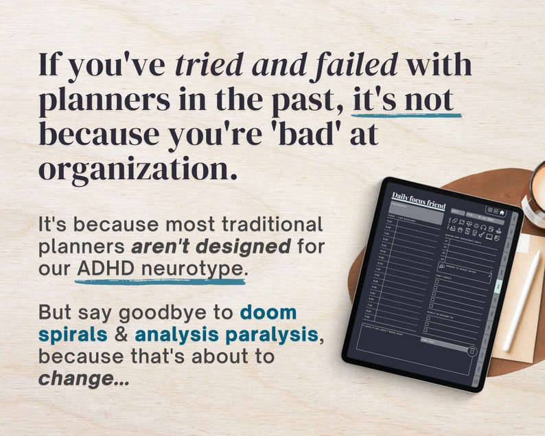 ✨ ADHD Digital Planner: Made by an ADHDer, Perfect for iPad, Goodnotes & Android 📱