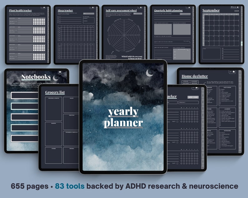 ✨ ADHD Digital Planner: Made by an ADHDer, Perfect for iPad, Goodnotes & Android 📱